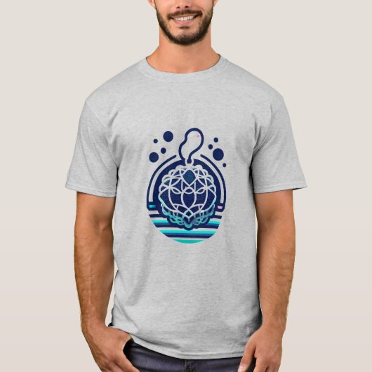 T-shirt Logo d'éponge à maille vive - Conception d'un auto (Devant)
