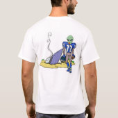 T-shirt Logo d'équipe d'aliens de Roswell (Dos)