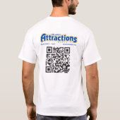 T-shirt Logo des attractions QR (Dos)