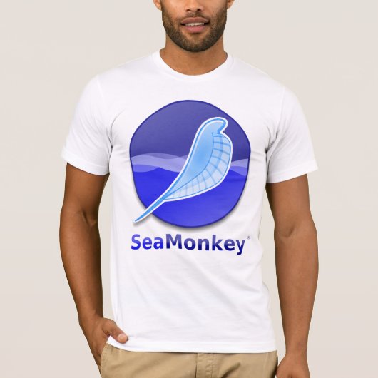 T-shirt Logo des textes de SeaMonkey (Devant)