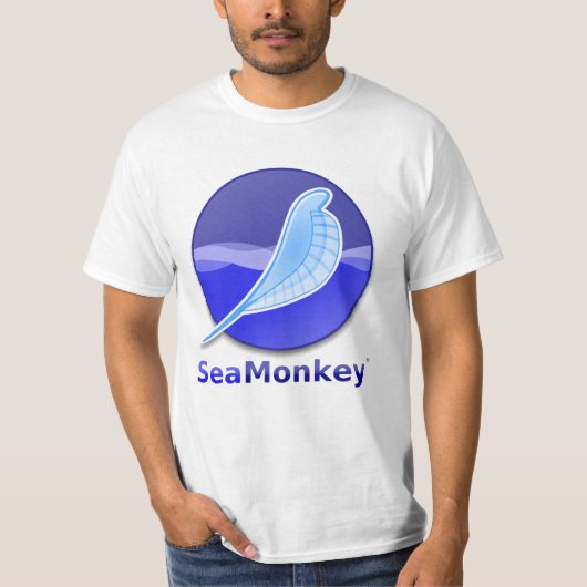 T-shirt Logo des textes de SeaMonkey (Devant)