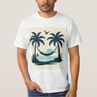 T-shirt Logo design Serenity in Paradise