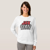 T-shirt Logo d'état de Jacksonville State University JAX S (Devant entier)