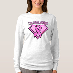 T-shirt Logo diamant de sensibilisation au cancer du sein