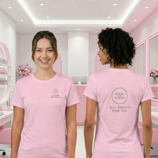 T-shirt Logo disant Nom de l'employé de la technique d'ong