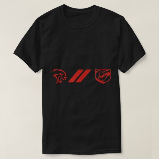 T-shirt Logo Dodge Hellcat Viper (Design devant)