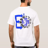 T-shirt logo, DOS d'ÉTAPE ! ! UR DANS L'ESPACE DE MA (Dos)