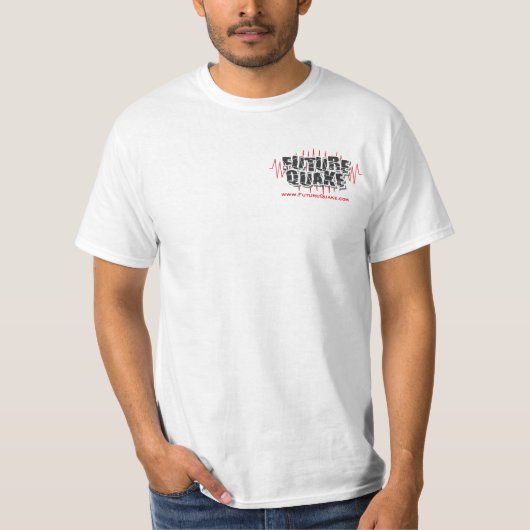 T-shirt Logo double Lite latéral T de "Shakey" (Devant)