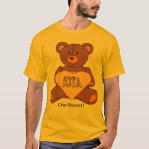 T-shirt Logo d'ours d'amoureux d'iota, Aïe-Doux !