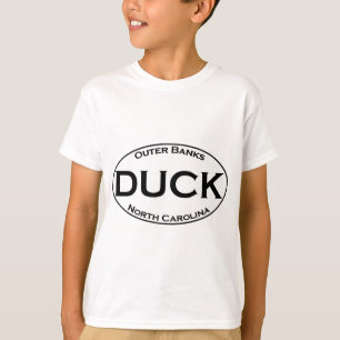 T-shirt Logo d'ovale de la Caroline du Nord de canard