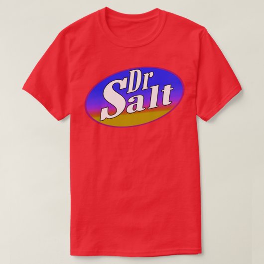 T-shirt Logo Dr Salt Soda (Design devant)