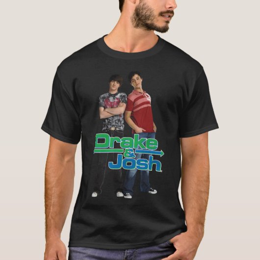 T-shirt Logo Drake Et Josh Avec Caractères (Devant)
