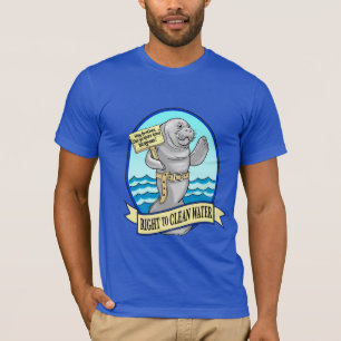 T-shirt Logo Droit À L'Eau Propre