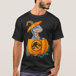 T-shirt Logo du Citrouille de Dinosaure Halloween du monde