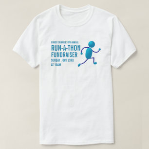 T-shirt Logo du coureur, événement Charity Run-Walk-a-Thon
