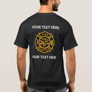 T-shirt Logo du Create Your Own Personalized Fire