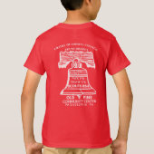 T-shirt Logo du dos des jeunes Chemise rouge (Dos)