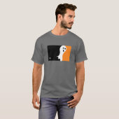 T-shirt Logo du fantôme Halloween MVP (Devant entier)
