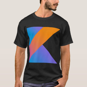 T-shirt Logo du langage de programmation Kotlin pour le pr