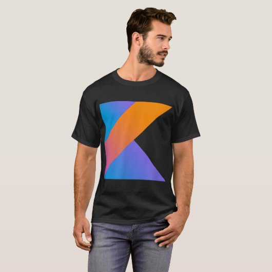 T-shirt Logo du langage de programmation Kotlin pour le pr (Devant entier)