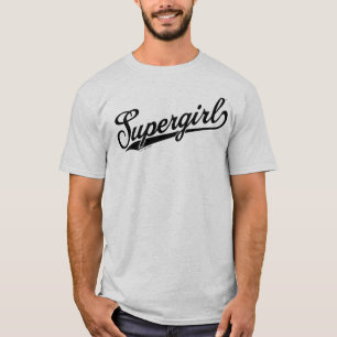 T-shirt Logo du nom étoilé Supergirl Baseball