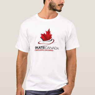 T-shirt Logo du nord du Canada Ontario de patin