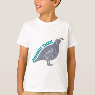 T-shirt logo du parc à oiseaux Joshua Tree quail