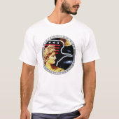 T-shirt Logo du patch de mission Apollo 17 NASA (Devant)