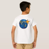 T-shirt Logo du patch de mission Mir-Cassiopee (Dos entier)