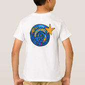 T-shirt Logo du patch de mission Mir-Cassiopee (Dos)