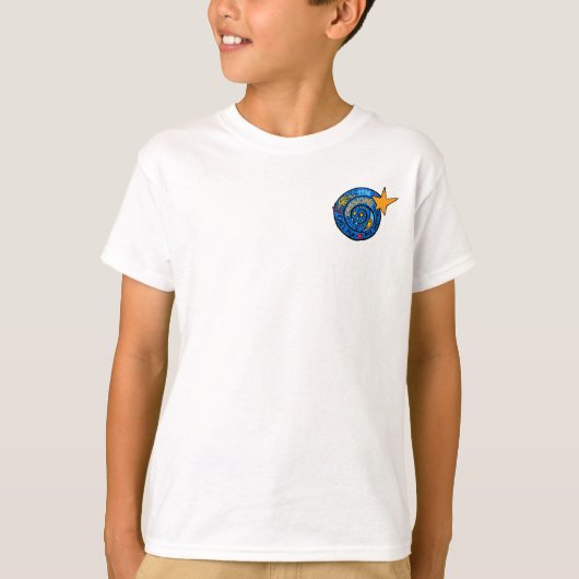 T-shirt Logo du patch de mission Mir-Cassiopee (Devant)