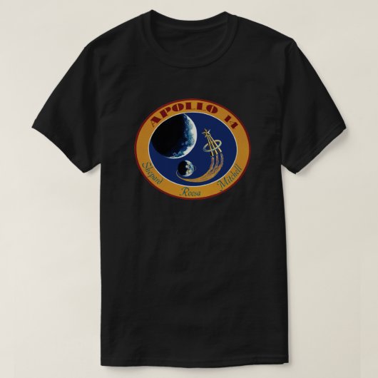T-shirt Logo du patch de mission NASA Apollo 14 (Design devant)