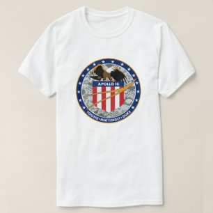T-shirt Logo du patch de mission NASA Apollo 16