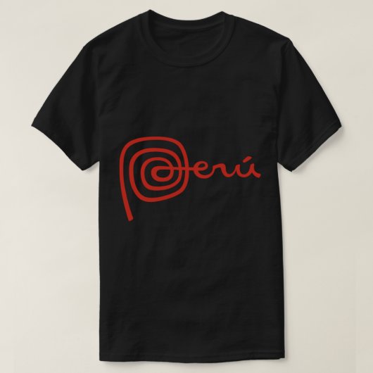 T-shirt Logo du Pérou Sticker Nazca Lines (Design devant)