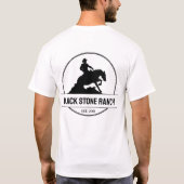 T-shirt Logo du ranch pour chevaux pour endiguer la marque (Dos)