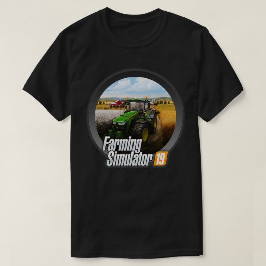 T-shirt Logo du simulateur d'agriculture 19 (Design devant)