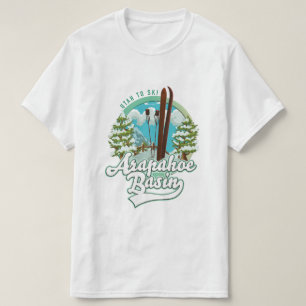 T-shirt Logo du ski Arapahoe Basin Utah