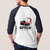 T-shirt Logo du Studio de Tuning Borcelle Moderne - Automo (Dos)
