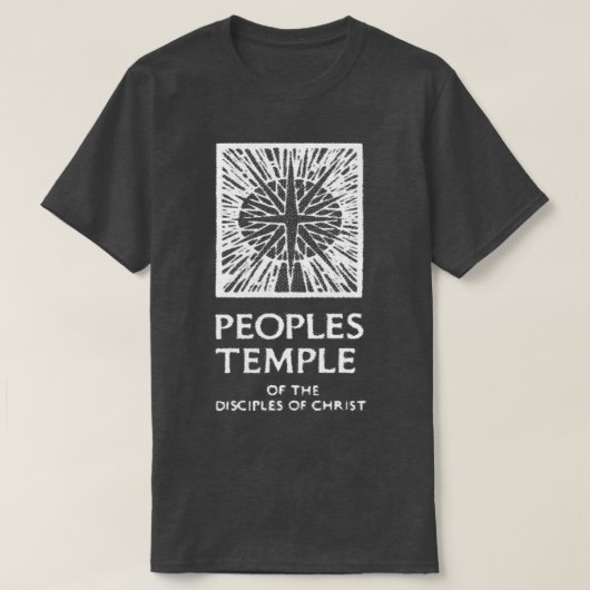 T-shirt Logo du temple Jim Jones Peoples (Design devant)
