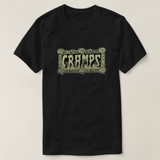 T-shirt Logo du train de drogue Cramps (Design devant)
