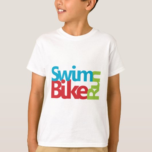 T-shirt Logo du triathlon cool (Devant)