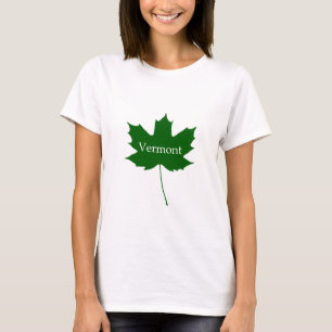 T-shirt Logo du Vermont USA (érable à sucre)