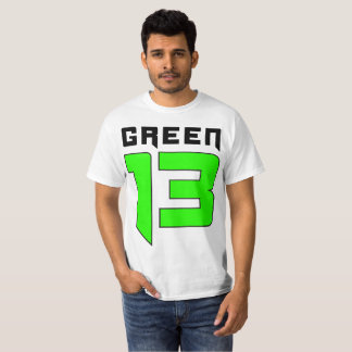 T-shirt Logo du vert 13 (blanc)