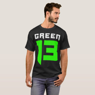 T-shirt Logo du vert 13 (noir)