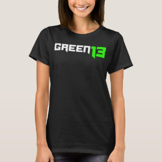 T-shirt Logo du vert 13 (noir)