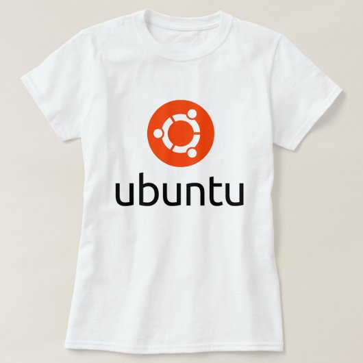 T-shirt Logo d'Ubuntu Linux (Design devant)