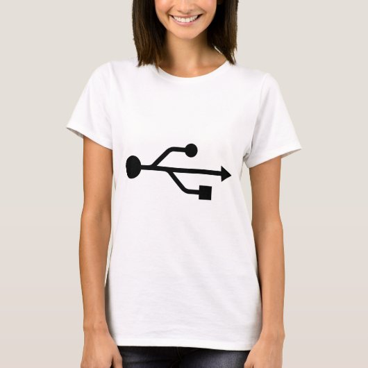 T-shirt Logo d'USB (Devant)