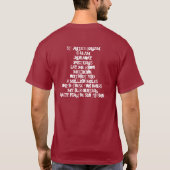 T-shirt Logo E&C / Demo Track List Tee (Dos)
