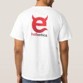 T-shirt logo « e » maléfique (Dos)