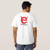 T-shirt logo « e » maléfique (Dos entier)